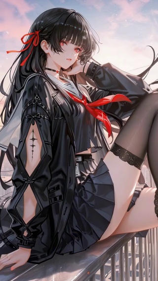 天台酷飒JK少女千咲