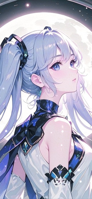 太空舱观月初音