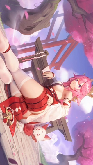 古风樱花八重神子4k