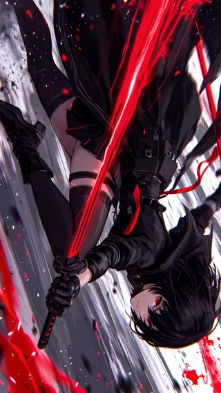 赛博帅气少女