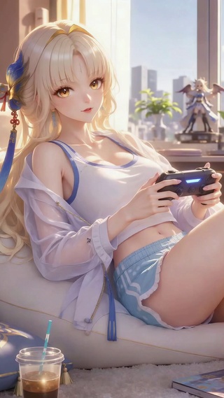 悠闲时光：穗穗