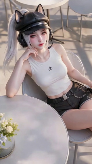 悠闲咖啡时光露娜