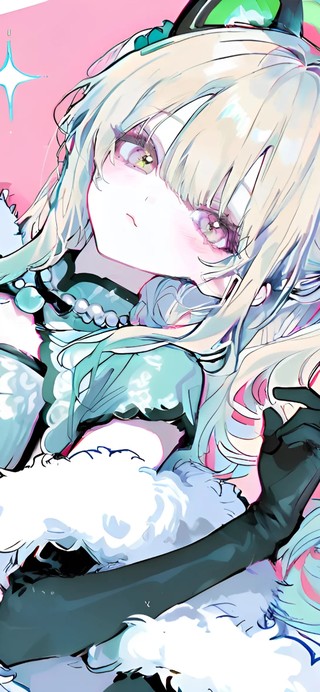 才羽绿-旗袍美女