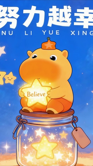 越努力越幸运