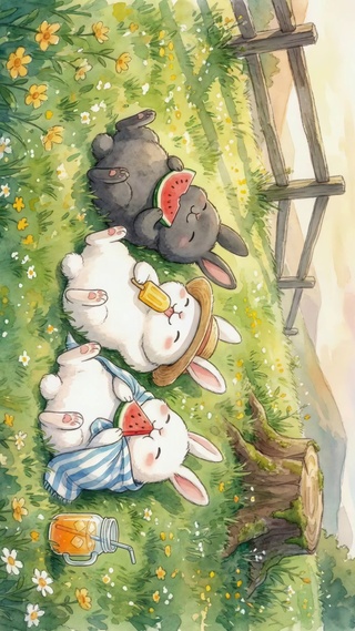 三只小兔的午后