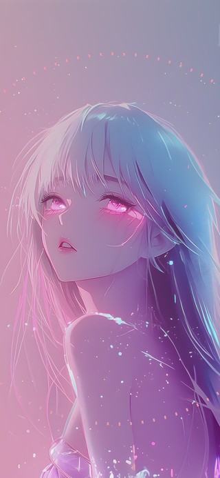 粉蓝梦幻少女