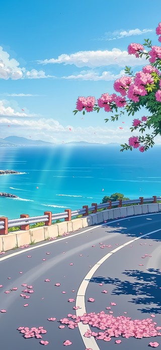 落花海景公路