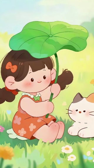花园女孩和喵