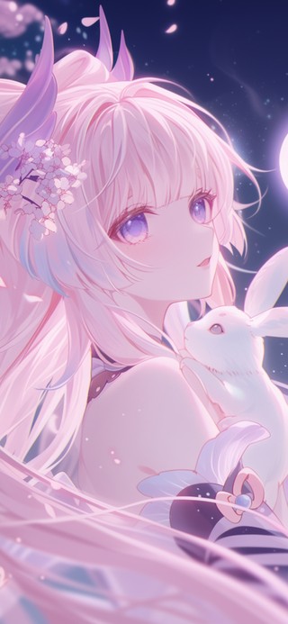 雪墨壁纸丨心海丨花好月圆丨