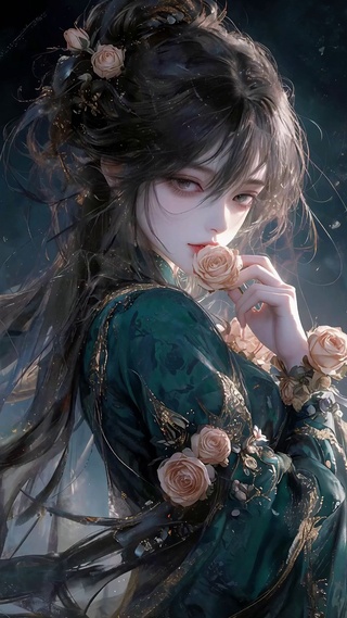 二次元古风美女