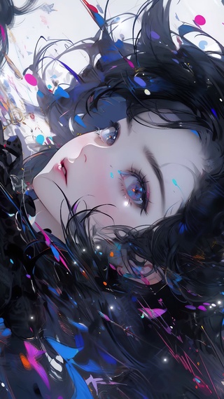 彩色少女