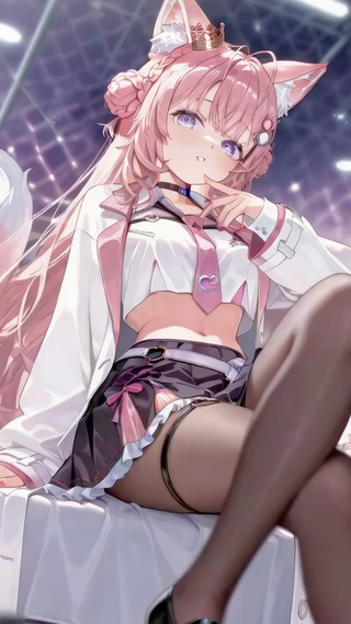 长腿黑丝猫娘