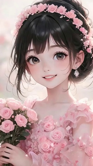 穿礼服女孩