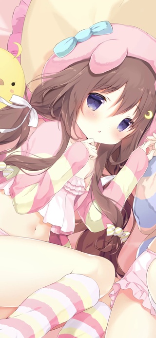 兔耳情侣动态壁纸(文月和长月)
原图画师Pixiv：しらたま
图片ID:78331559