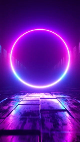 4K科幻光圈光影