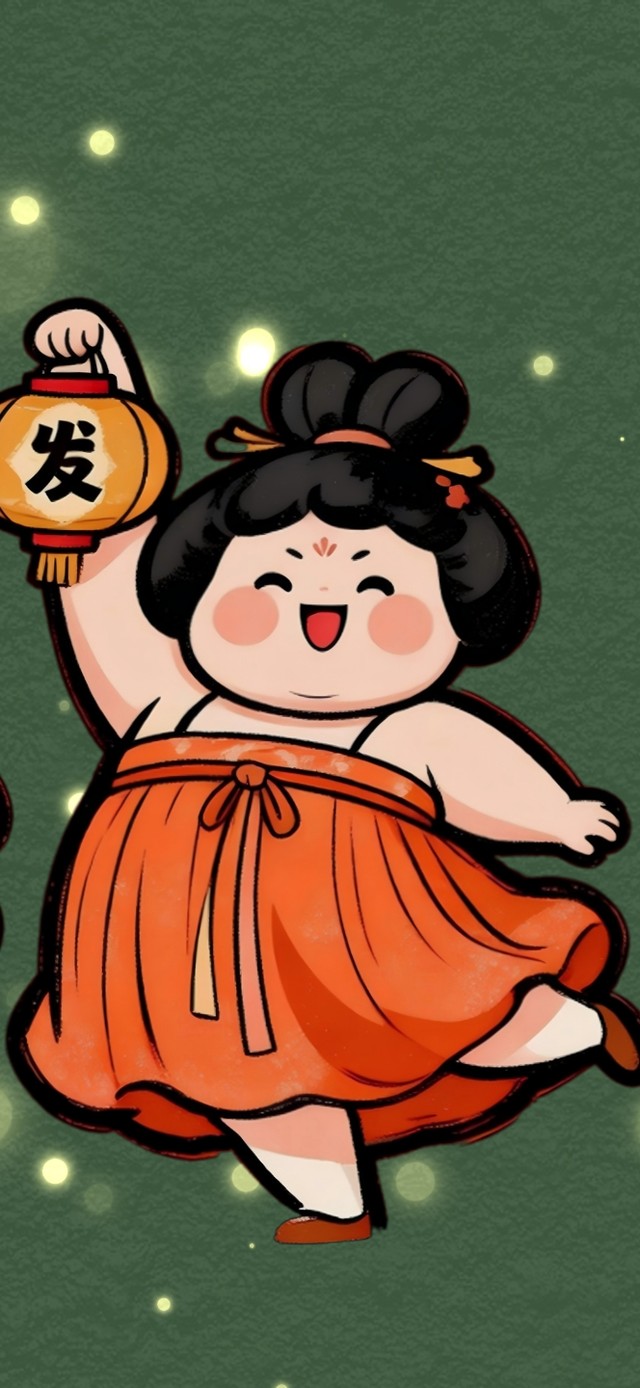 唐宫夜晏萌趣唐仕女的祝福舞