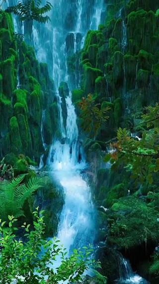 山间流水