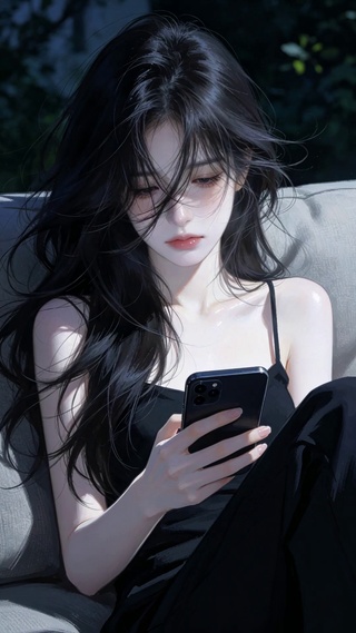 清新手机美女