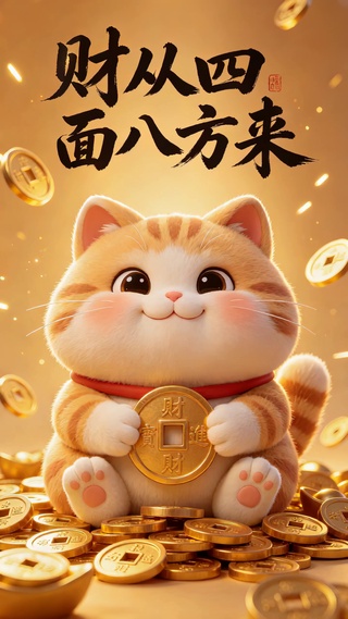 招财小猫