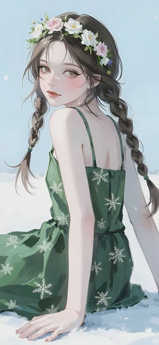 雪地少女