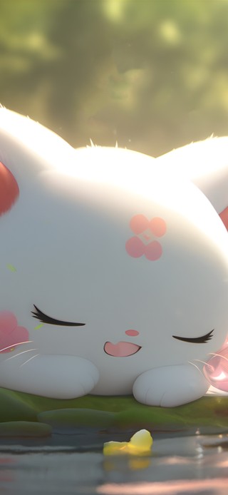 午睡的猫咪