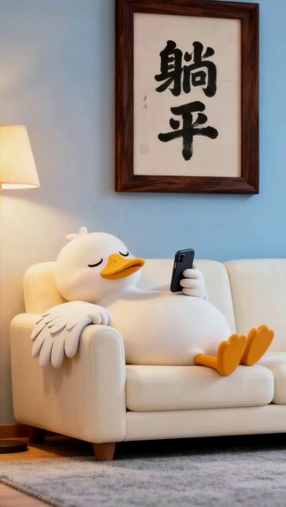 解压治愈大白鸭