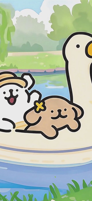 线条小狗的春日限定治愈时光