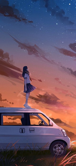 夕阳下故事
