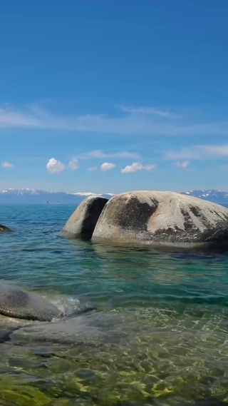4K海岸海浪风景