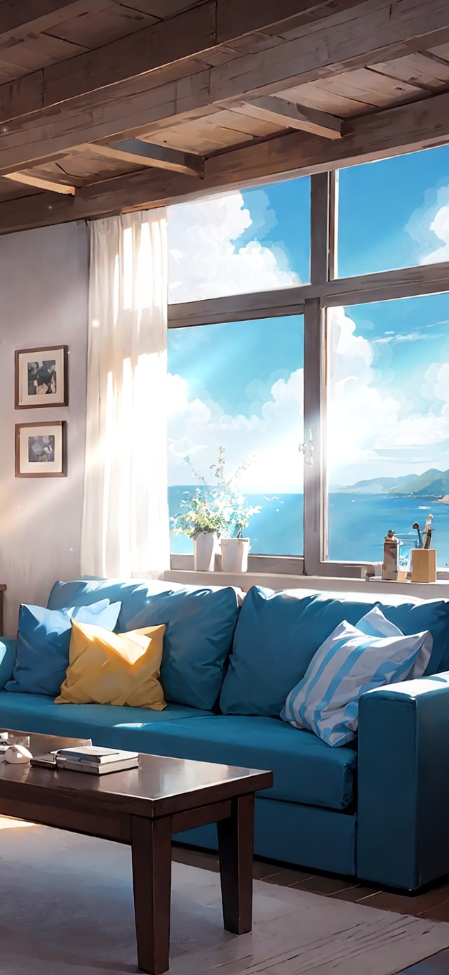 4K治愈海边小屋