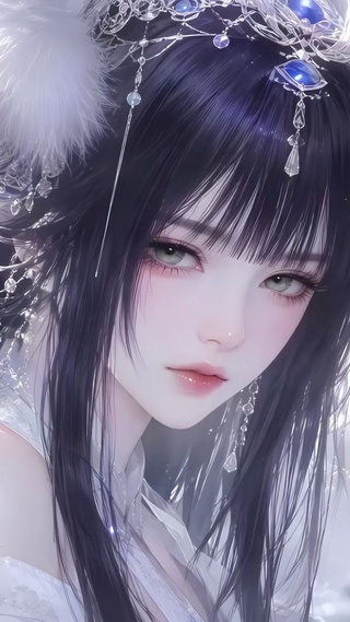 白狐美人