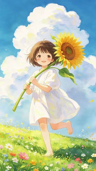 向日葵女孩
