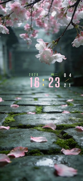 超治愈 雨天 青苔古巷