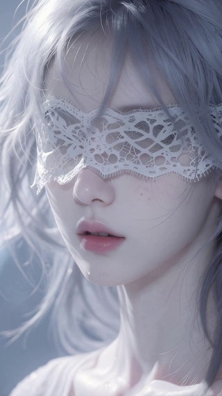 蒙眼女孩