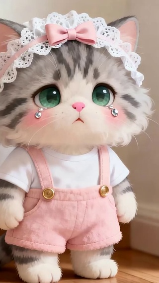 伤心猫咪