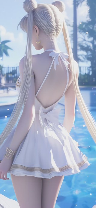 【原创】泳池边治愈美少女战士