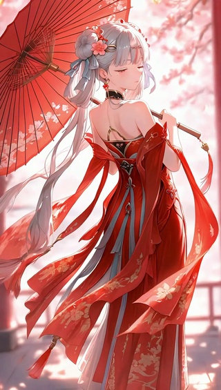 今汐丨桃畔红裳丨