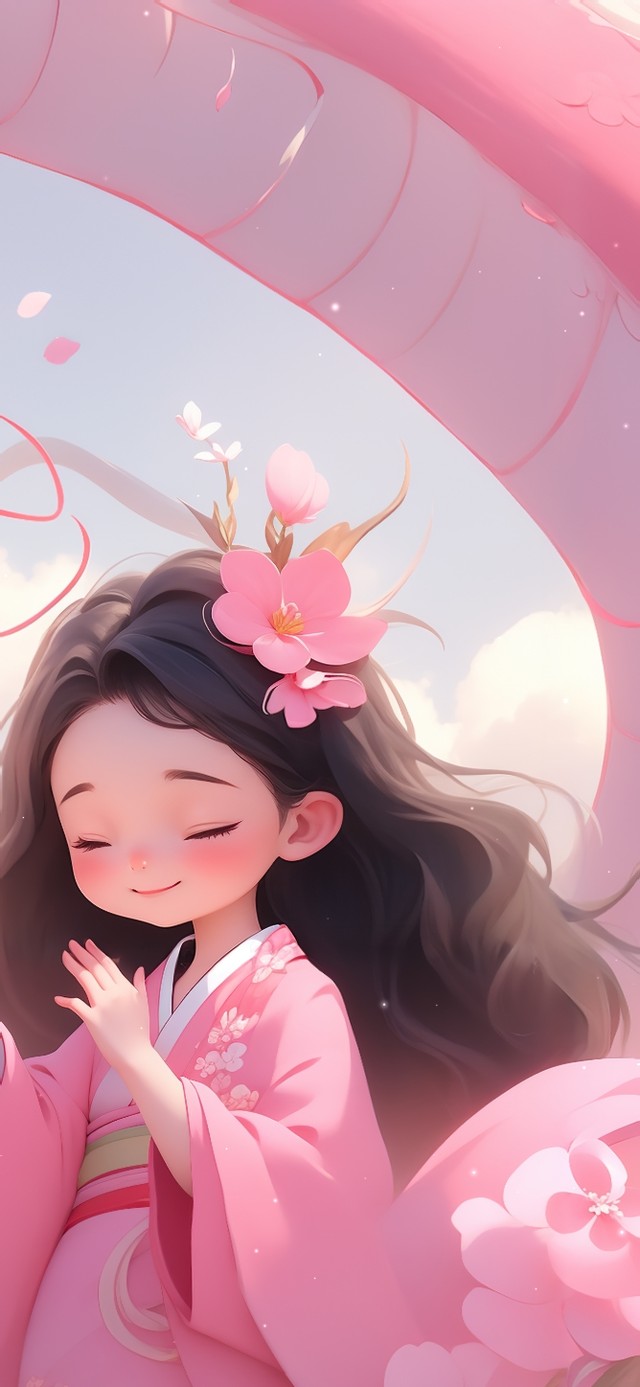 少女和龙