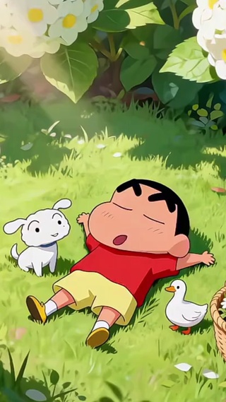 蜡笔小新绣球花
