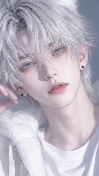 白绒少年