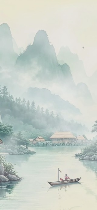 古风乡村风景
