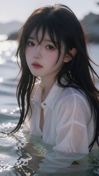 水中女孩