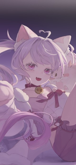 清新可爱猫耳美少女