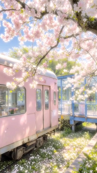 樱花树下