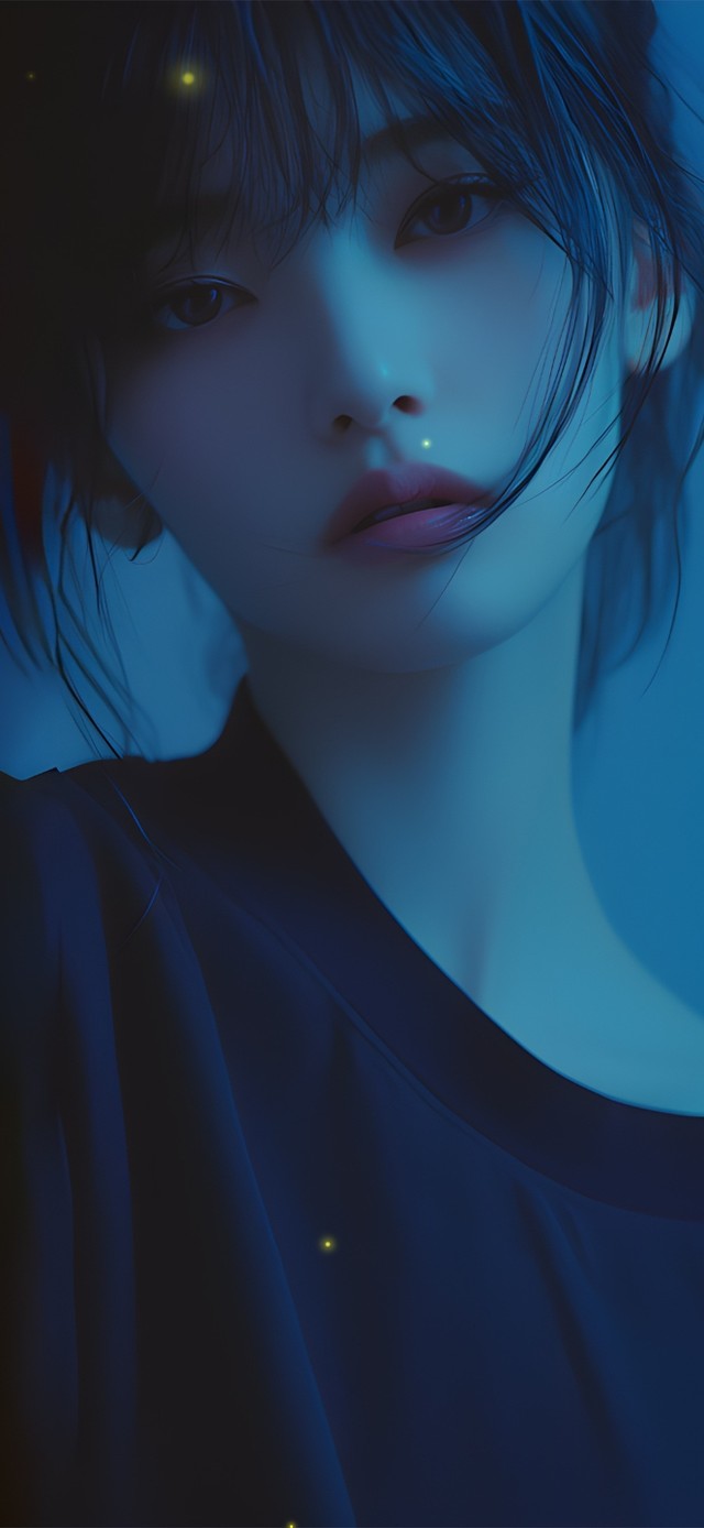 4k 清凉雨 个性女孩