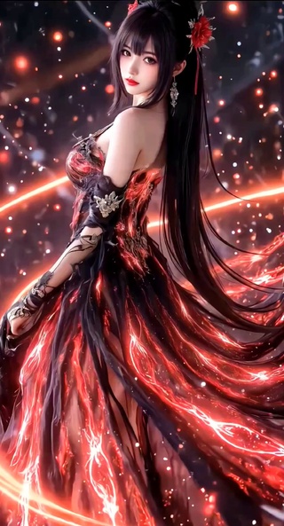 二次元跳舞美女