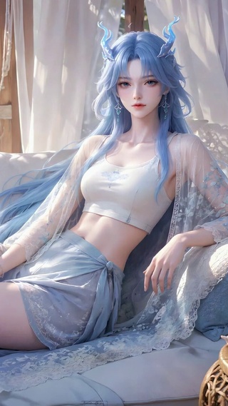 夏日海边清宵