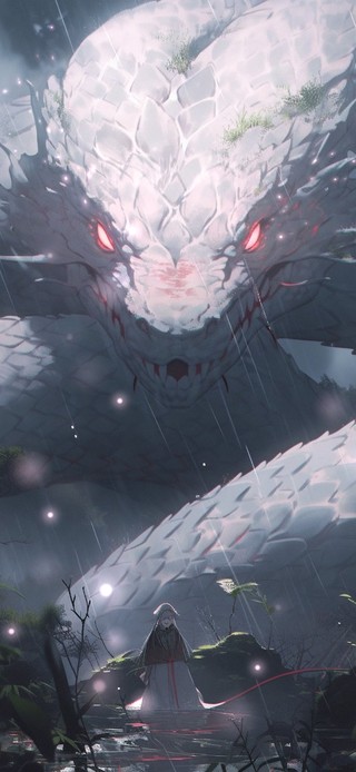 4K 人柱力-白磷血眸蟒