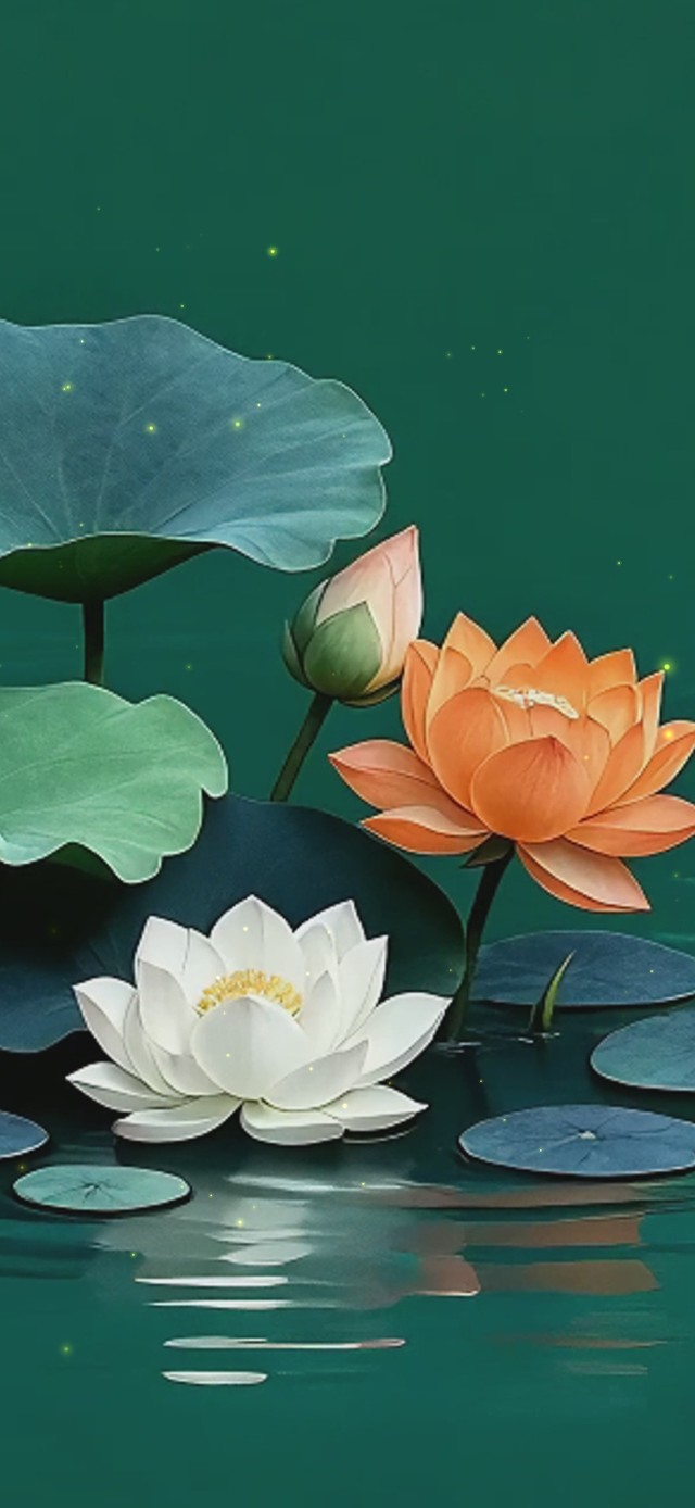 绿色荷塘