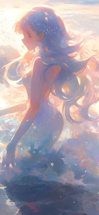 4k 阳光下的泡沫